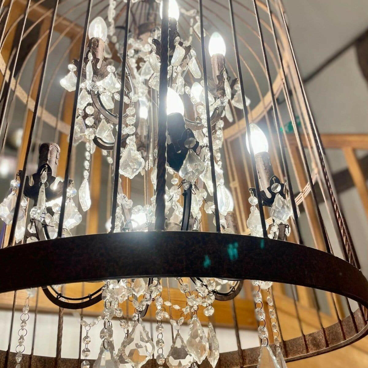 Bird Cage Chandelier Light.