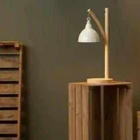 Blyton 1 Light Table Lamp complete with Painted Shade.