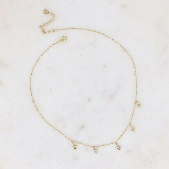 Bohm Paris Sakina Crystal Necklace - Persora