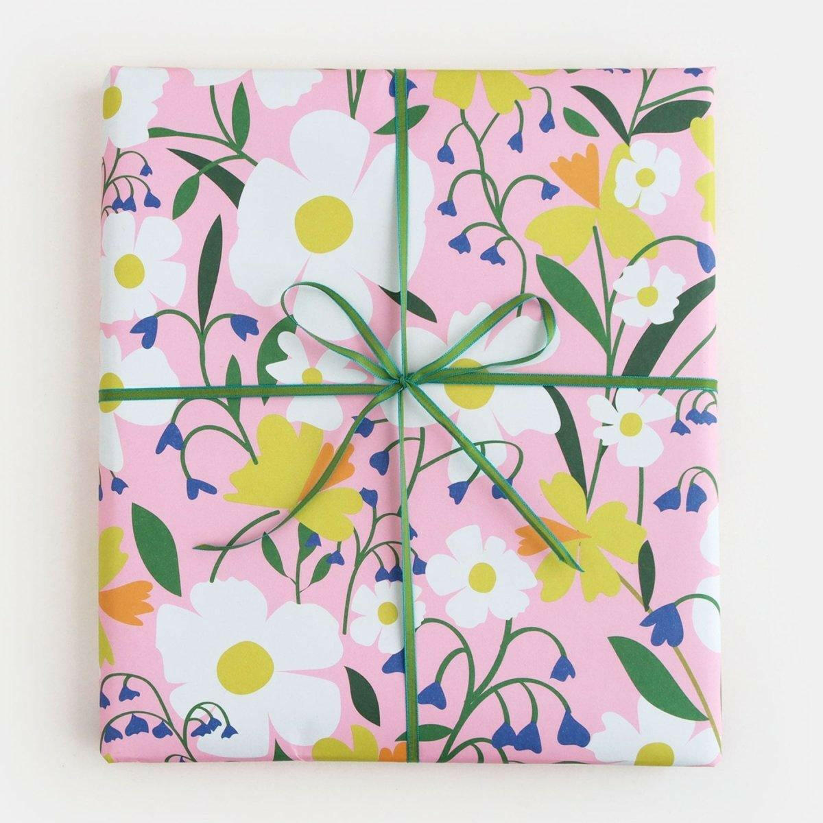 Bright Floral Wrapping Paper.
