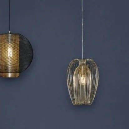 Ero 1 Light Gold Pendant Light.