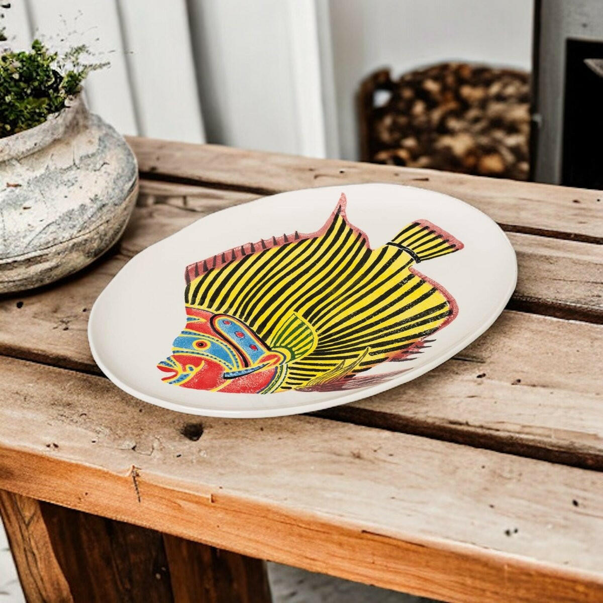 Fantastical Fish XL Oval Platter | Tableware - Persora