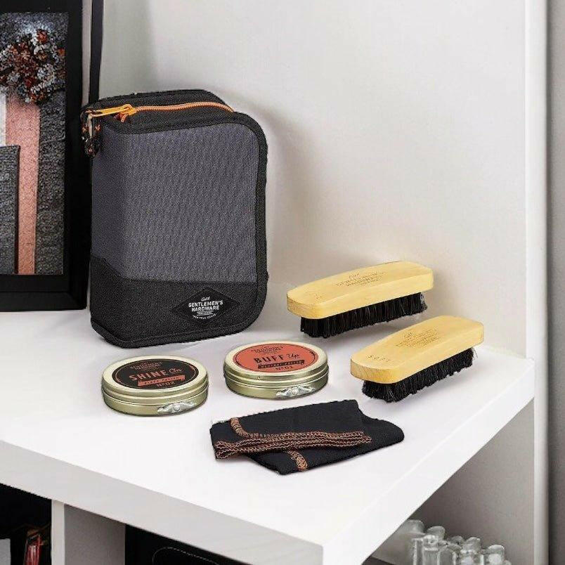 Gentlemen’s Hardware Shoe Shine Kit.