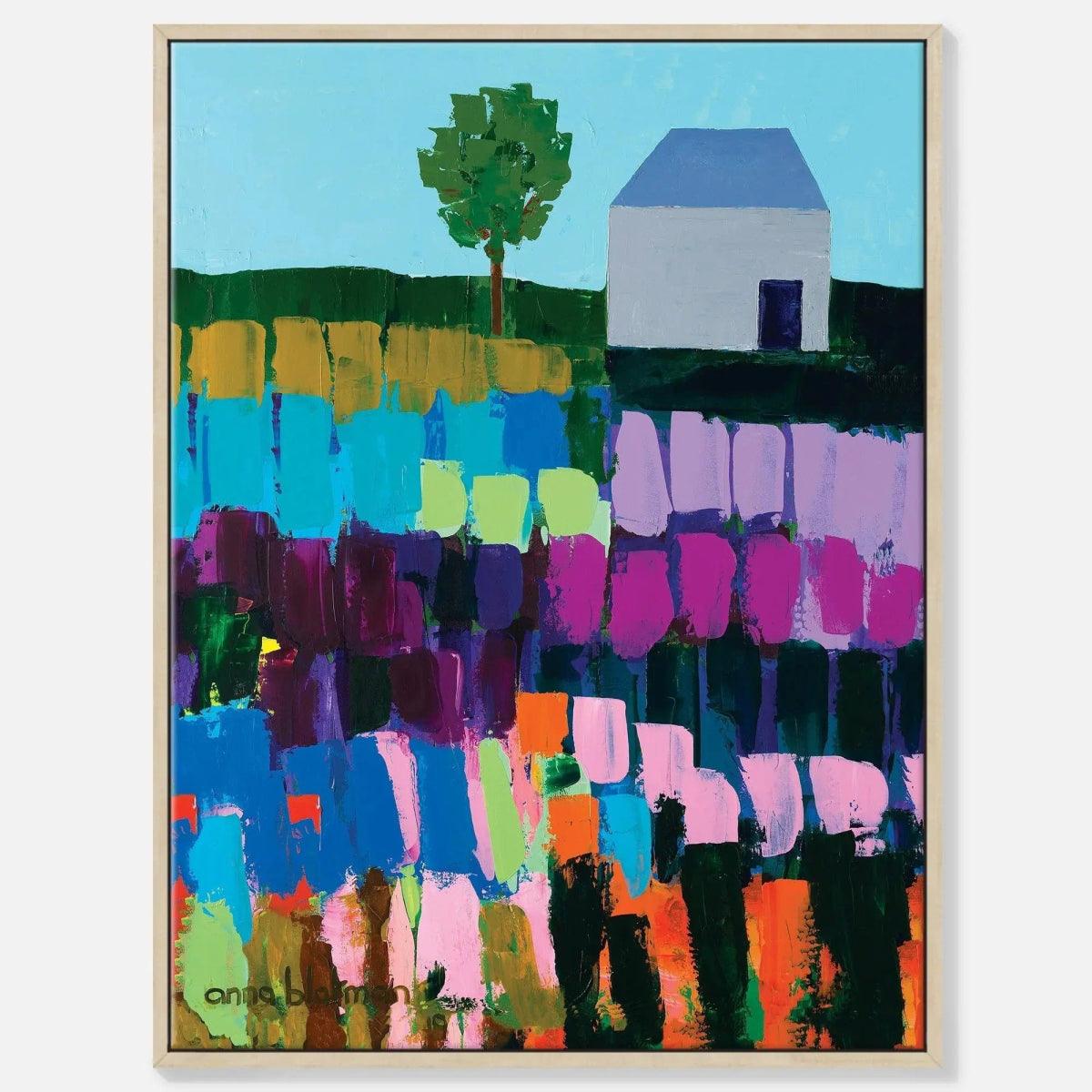 Heacham Framed Canvas Print by Anna Blatman.