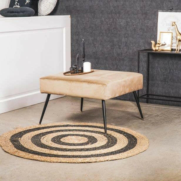 Housevitamin - HV Hocker Pouf - Brown-70x70x44cm.