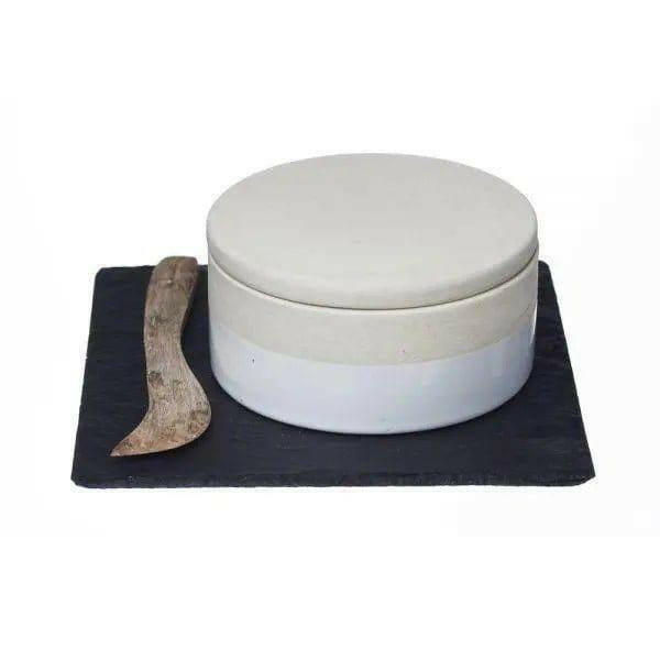 Just Slate Stoneware Gourmet Cheese Baker.