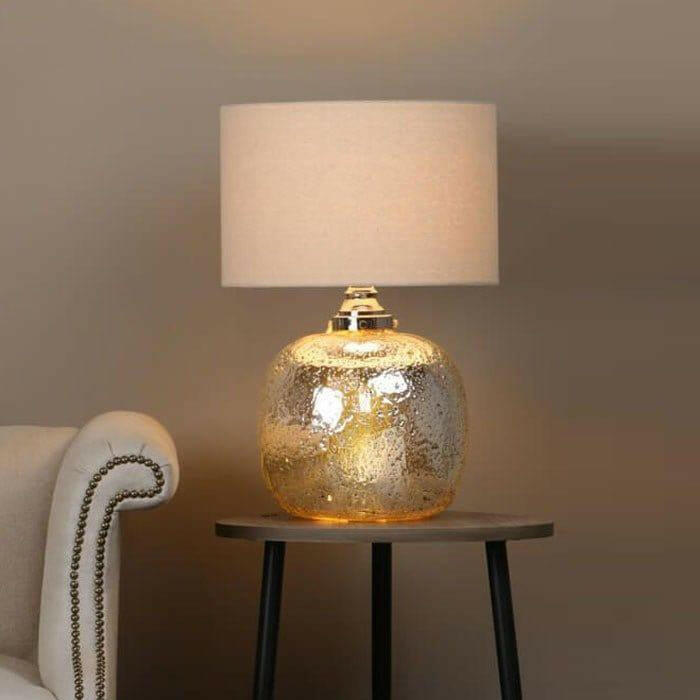 Lava Gold Glass Table Lamp.