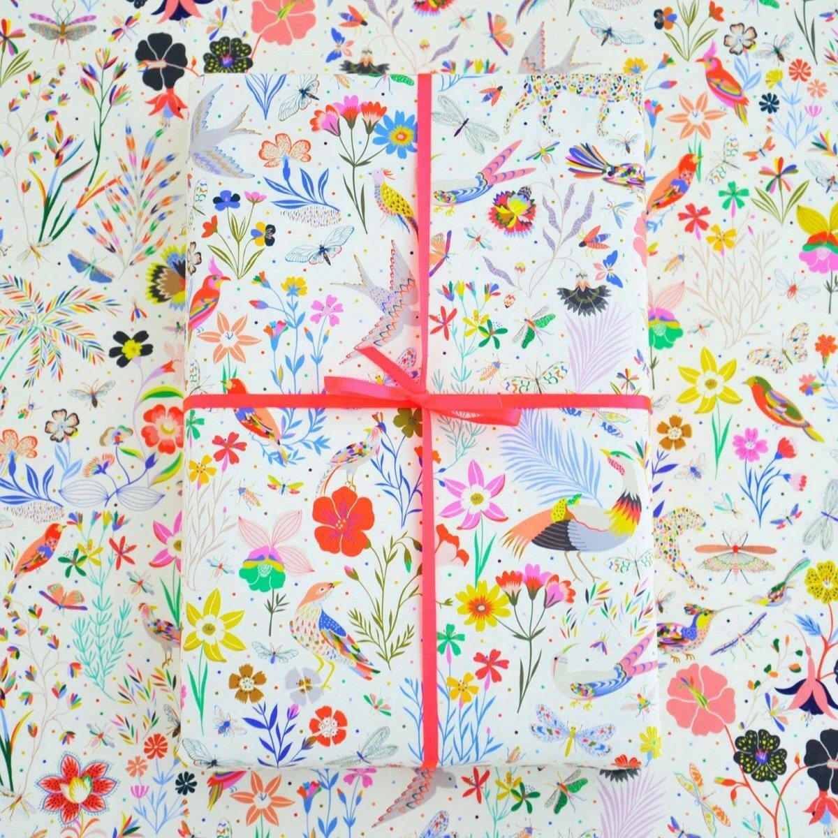 Leopard in Wonderland Wrapping Paper.