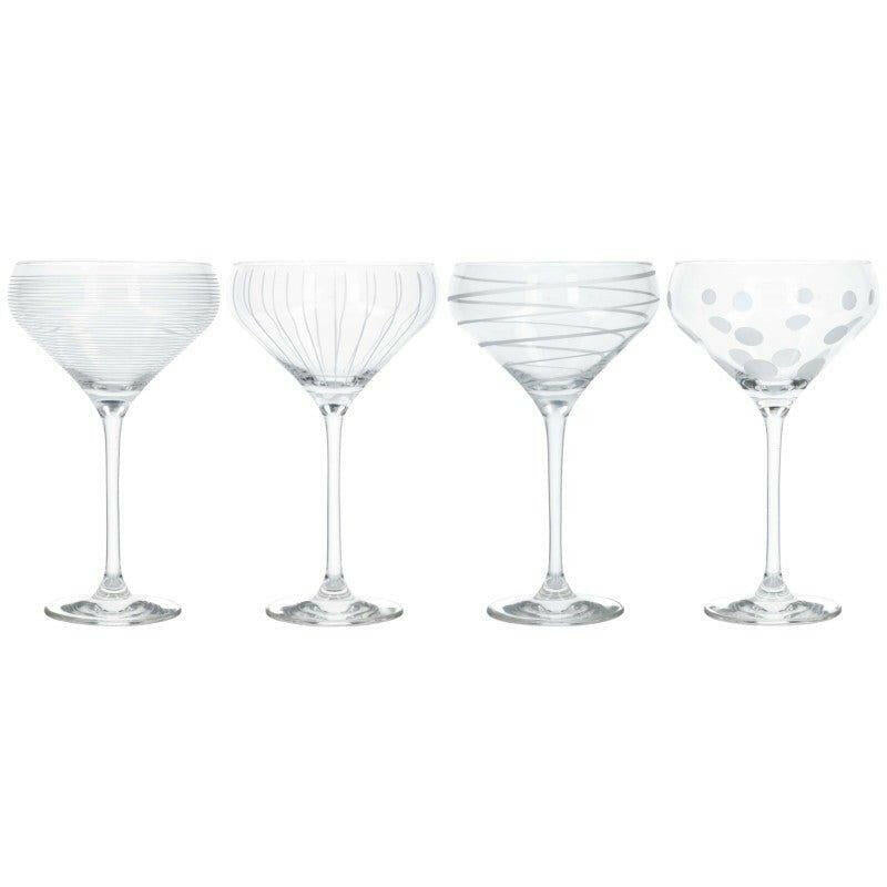 Mikasa Cheers Champagne Saucers.