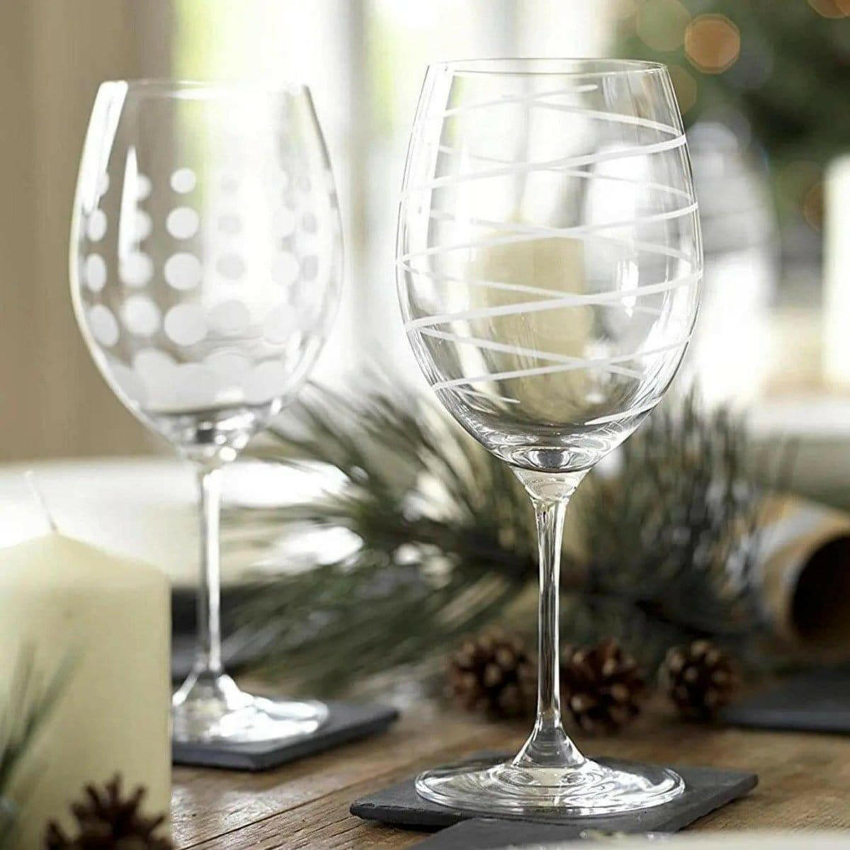 Mikasa Cheers Red Wine Glasses.