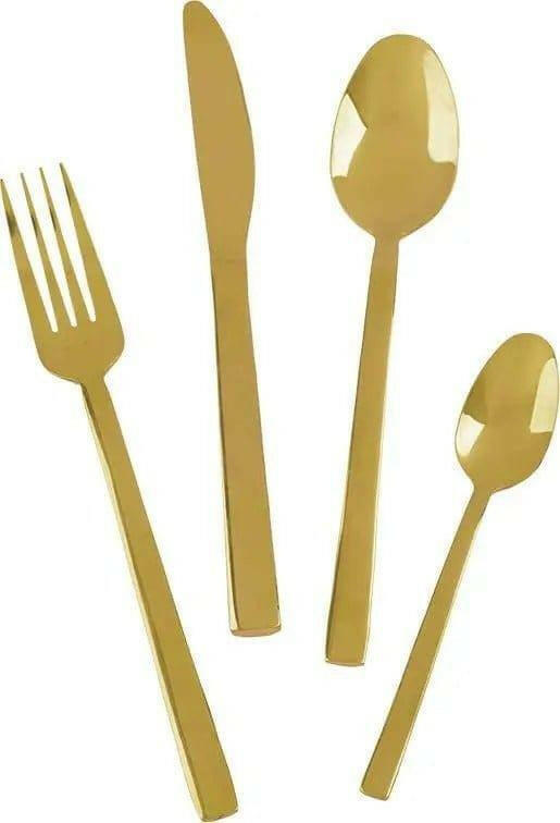 Mikasa Ciara Diseno 16 Piece Cutlery Set - Gold.