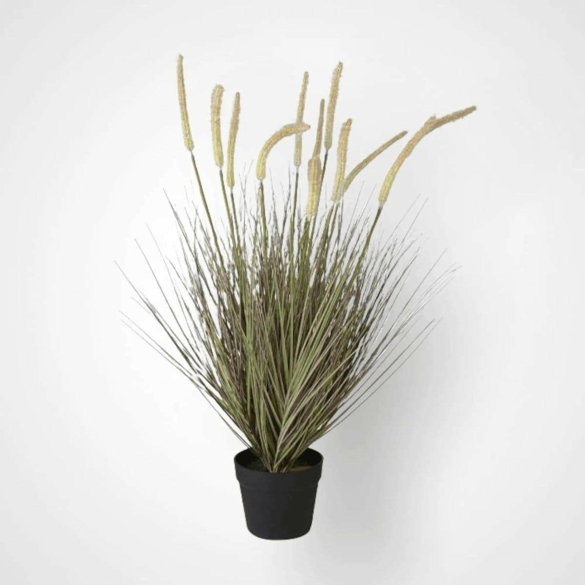 Potted Faux Onion Grass.