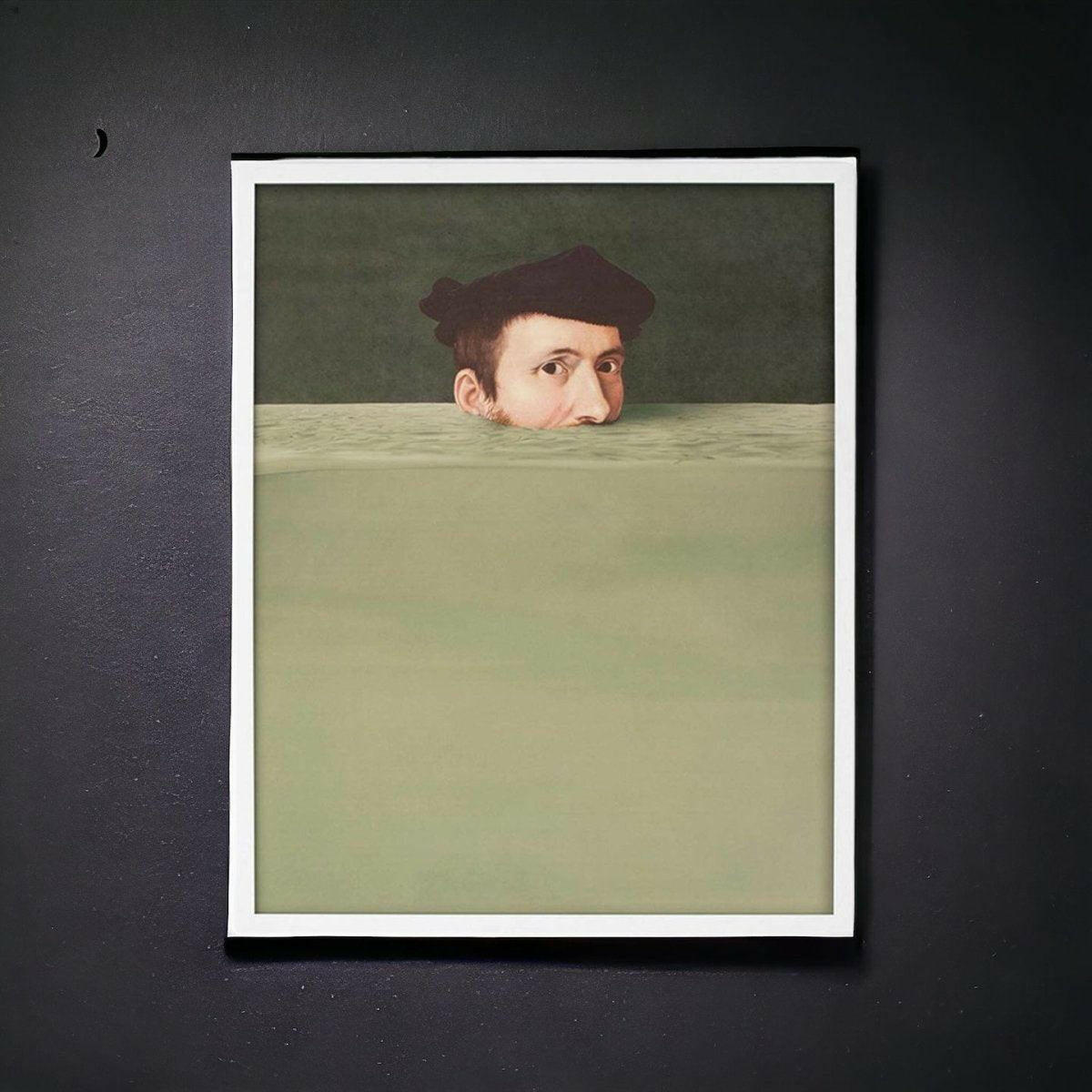 Submerged - 3 White Framed Wall Art.