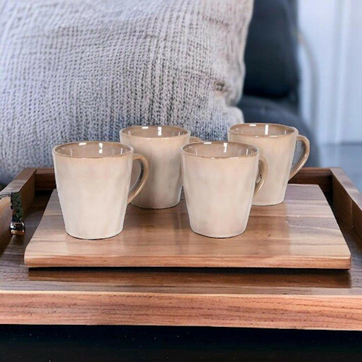 Taupe Ceramic Reactive Glazed Mug - Persora