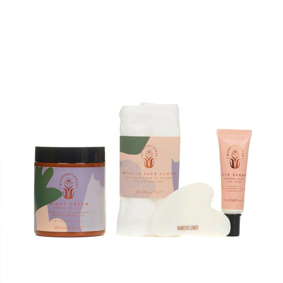 Wanderflower Night Rituals Beauty Set.