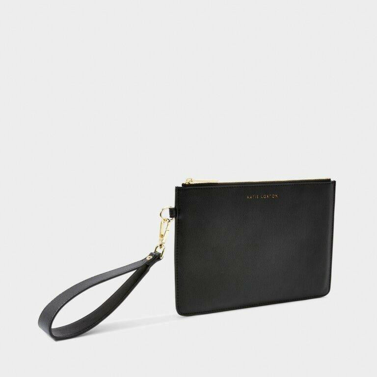 Zana Wristlet Pouch in Black - Persora