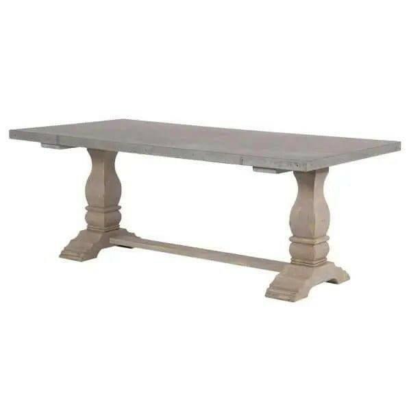 Zinc Topped Dining Table.