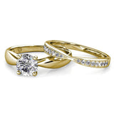 CARALI / MYC Paris - Prestige Ring - Gold and Crystal: 56