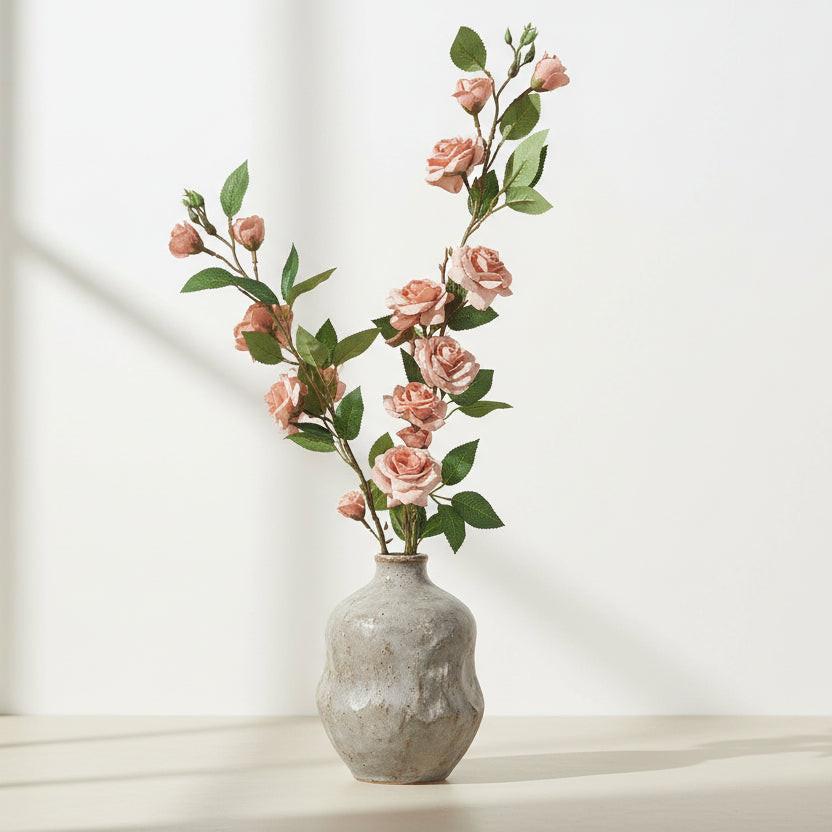 Artificial Pink Rose Stem