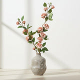 Artificial Pink Rose Stem