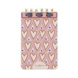 Hearts Twin Wire Notepad