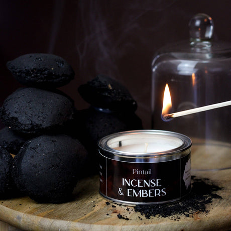 Pintail Candles | Avalon Home - Incense & Embers Paint Pot Candle  (Pack of 6)