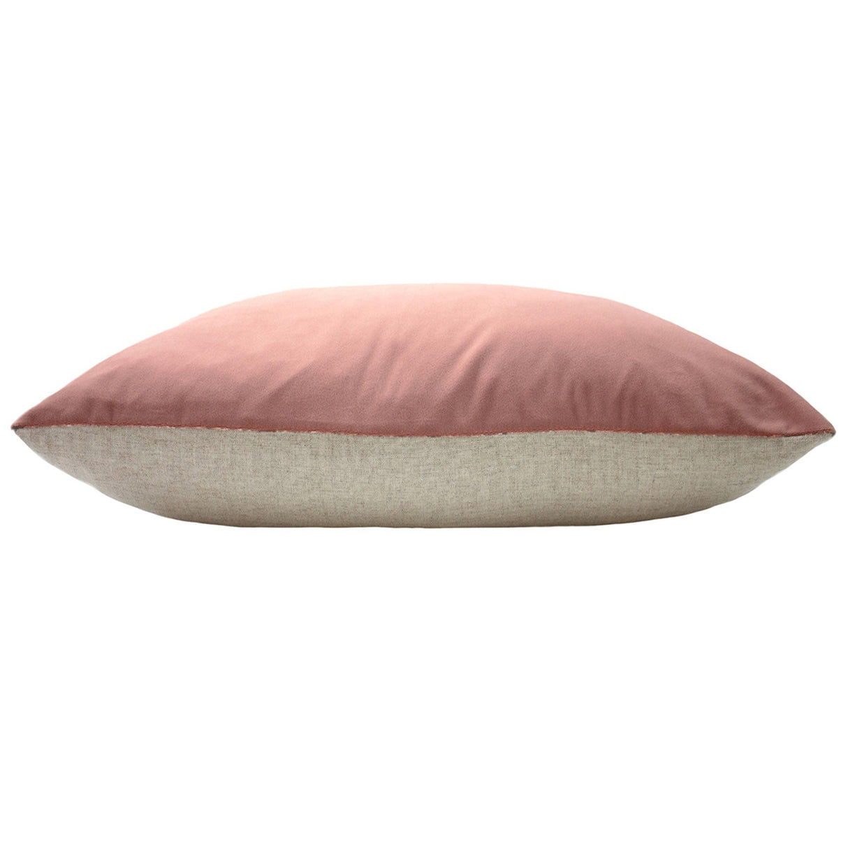 Riva Home - Contra Velvet Cushion Blush: Blush / Polyester Filled / 40 x 60cm.
