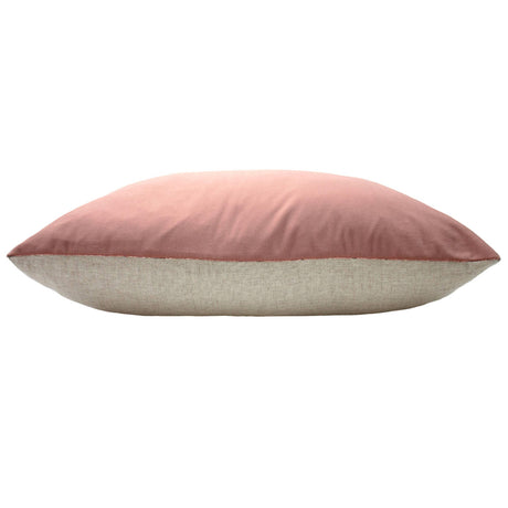 Riva Home - Contra Velvet Cushion Blush: Blush / Polyester Filled / 40 x 60cm.
