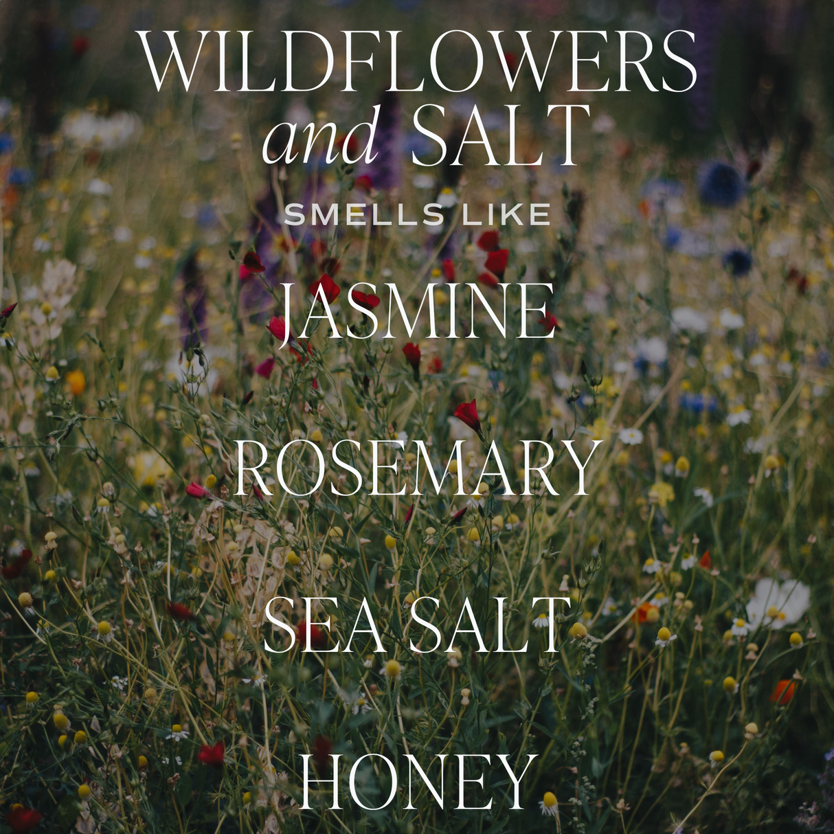 Sweet Water Decor - Wildflowers and Salt 9 oz Soy Candle - Summer Home Decor