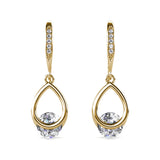 CARALI / MYC Paris - Tristin Hook Earrings - Gold and Crystal