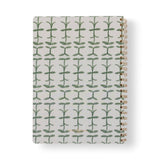 A4 Twin Wire Notebook - Green Vine