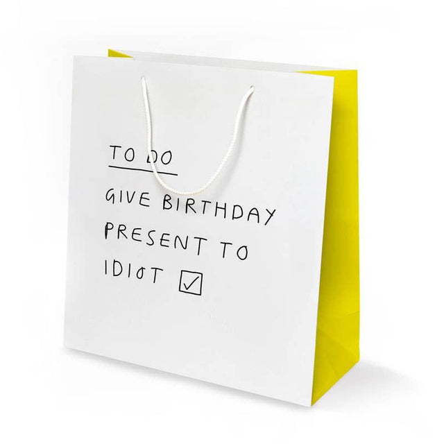 Redback Cards UK - To Do Gift Bag.