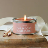 Pintail Candles | Avalon Home - Wild Rose and Rhubarb Paint Pot Candle | Candles in Tins