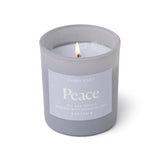 Wellness Glass Candle - Blue - Peace