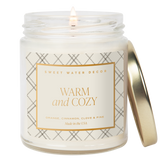 Warm and Cozy Scented Soy Candle