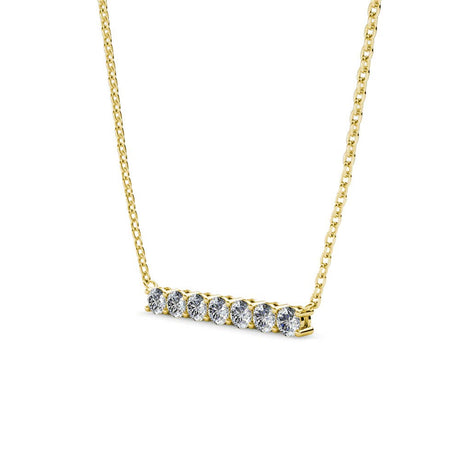 CARALI / MYC Paris - Myriad Birthe Stone Necklace - Gold and Crystal
