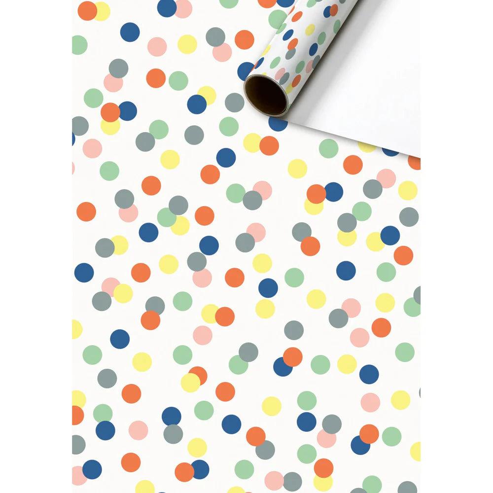 Spotty Coloured Roll Wrap.