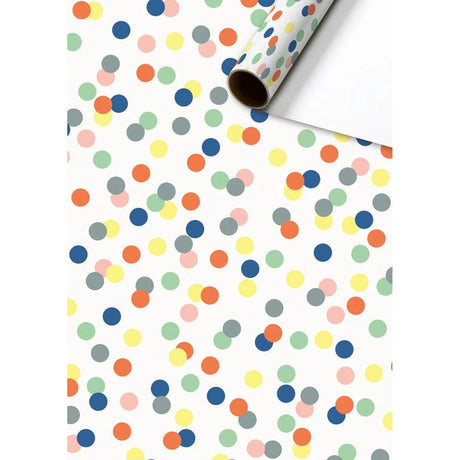 Spotty Coloured Roll Wrap.