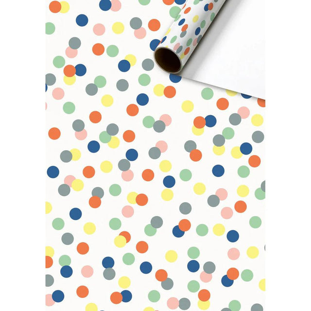 Spotty Coloured Roll Wrap.