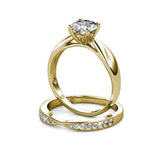CARALI / MYC Paris - Prestige Ring - Gold and Crystal: 56