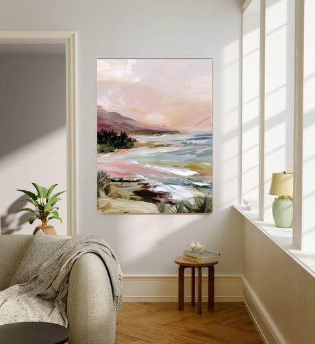 Coastal Landscape Art Print A3