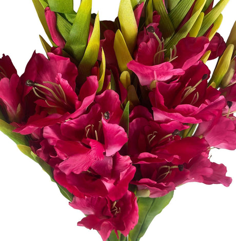 Artificial Pink Gladioli Stem