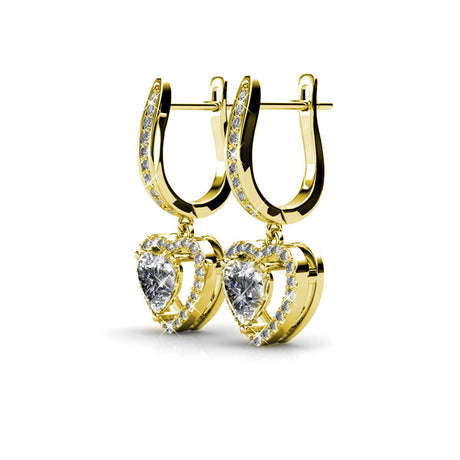CARALI / MYC Paris - Only Love Earrings - Gold and Crystal