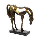 Bentley & Bo - Grazing Horse Statue.