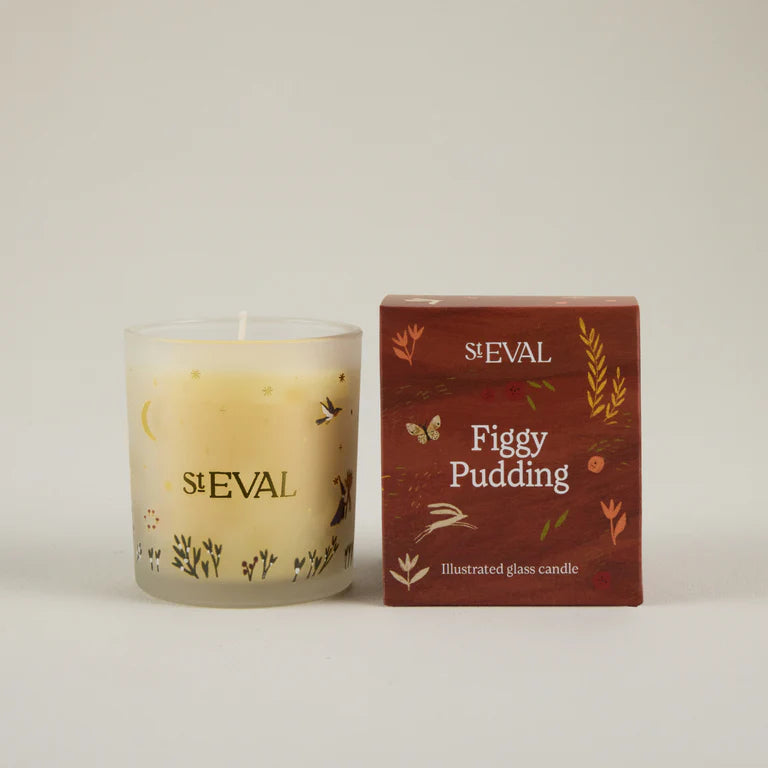 Figgy Pudding Christmas Wonderland Glass Candle