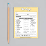 Knock Knock Apology Nifty Note (Notepad/Sticky Notes)