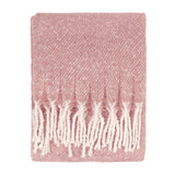 Riva Home - Isla Woven Tasselled Throw Heather: Heather / 130 x 180cm