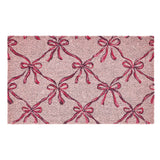 Phoenox Textiles - My Mat Printed Coir Blush Bows: 45x75