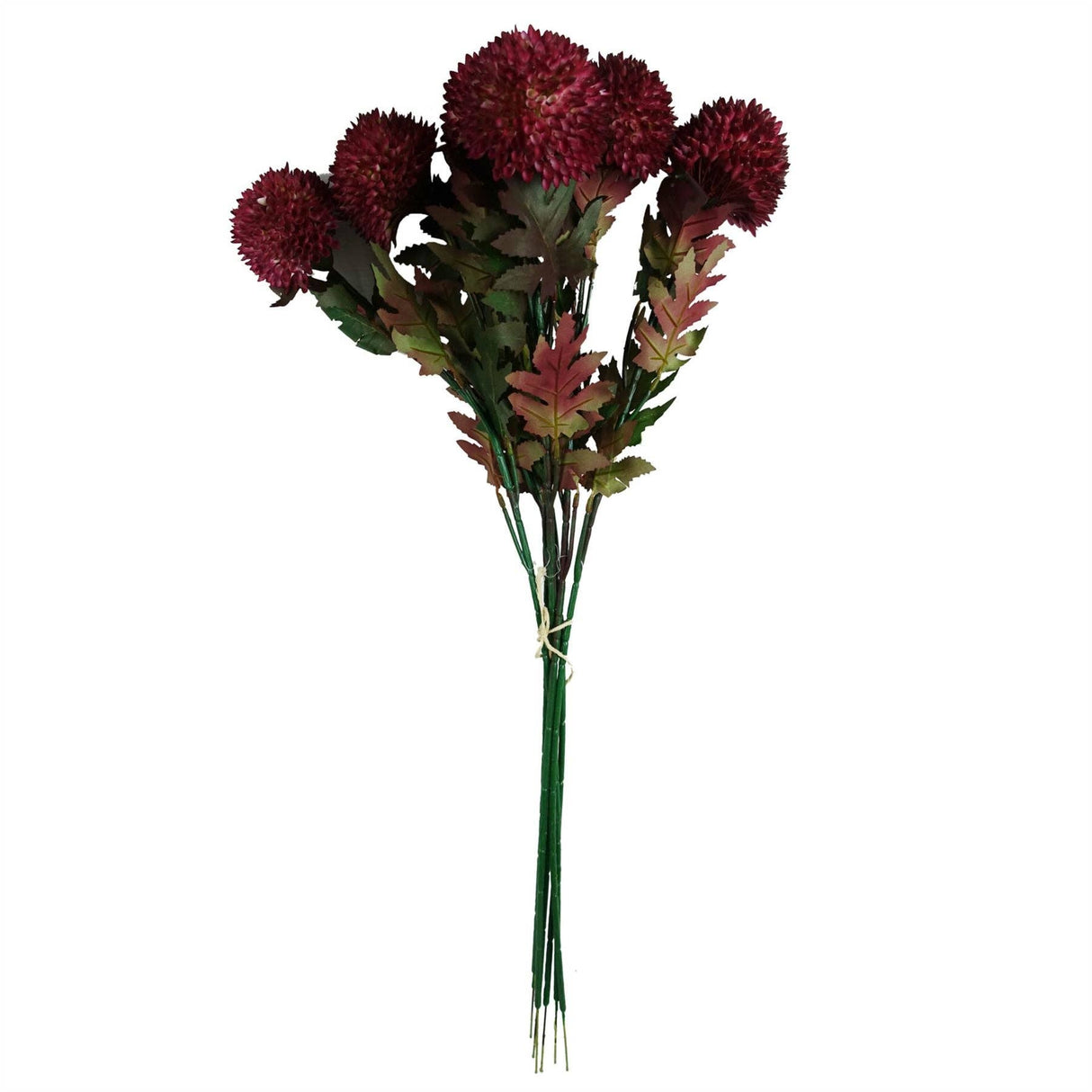 Large Pink Ball Dahlia Artificial Flower Stem – 70cm Faux Floral Stem