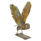 Febland - Gold Owl Sculpture